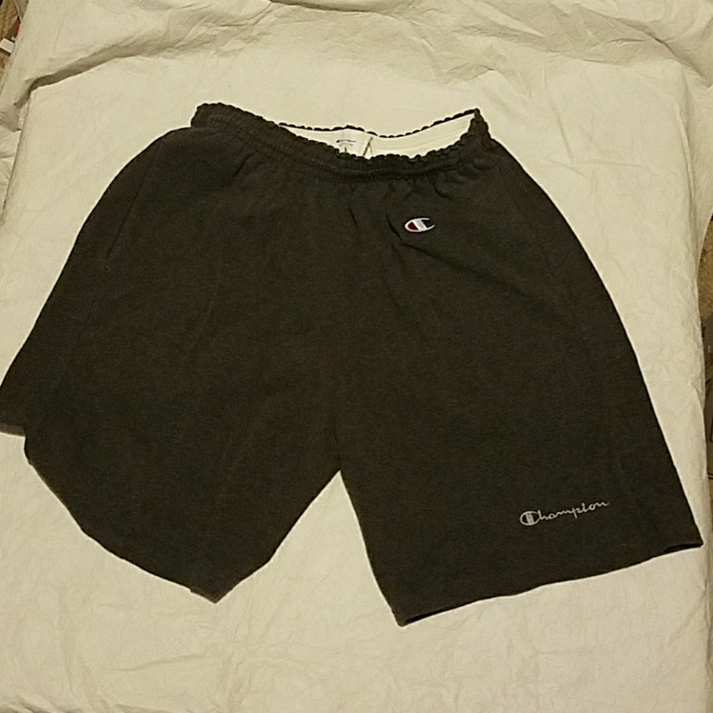 Mens GRAY CHAMPION Shorts LARGE